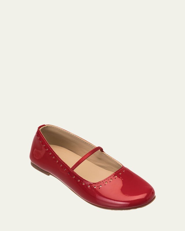 Girl's Sasha Ballerina Flats, Baby/Toddler/Ki